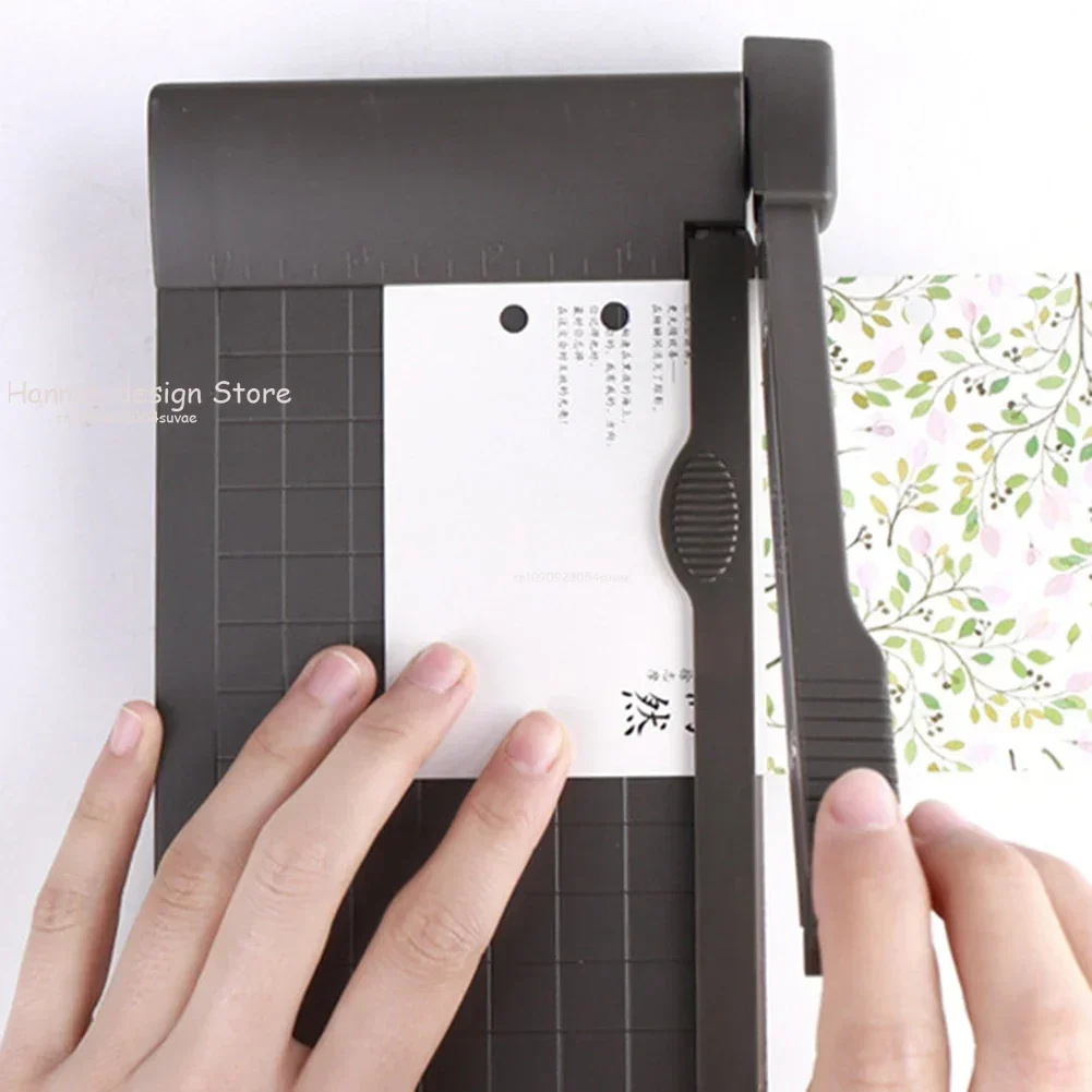 Paper Cutter A5 Paper Trimmer 1-6 Inch Portable Photo Paper Guillotine Built-In Ruler Office Stationery Cutting Portable Machine