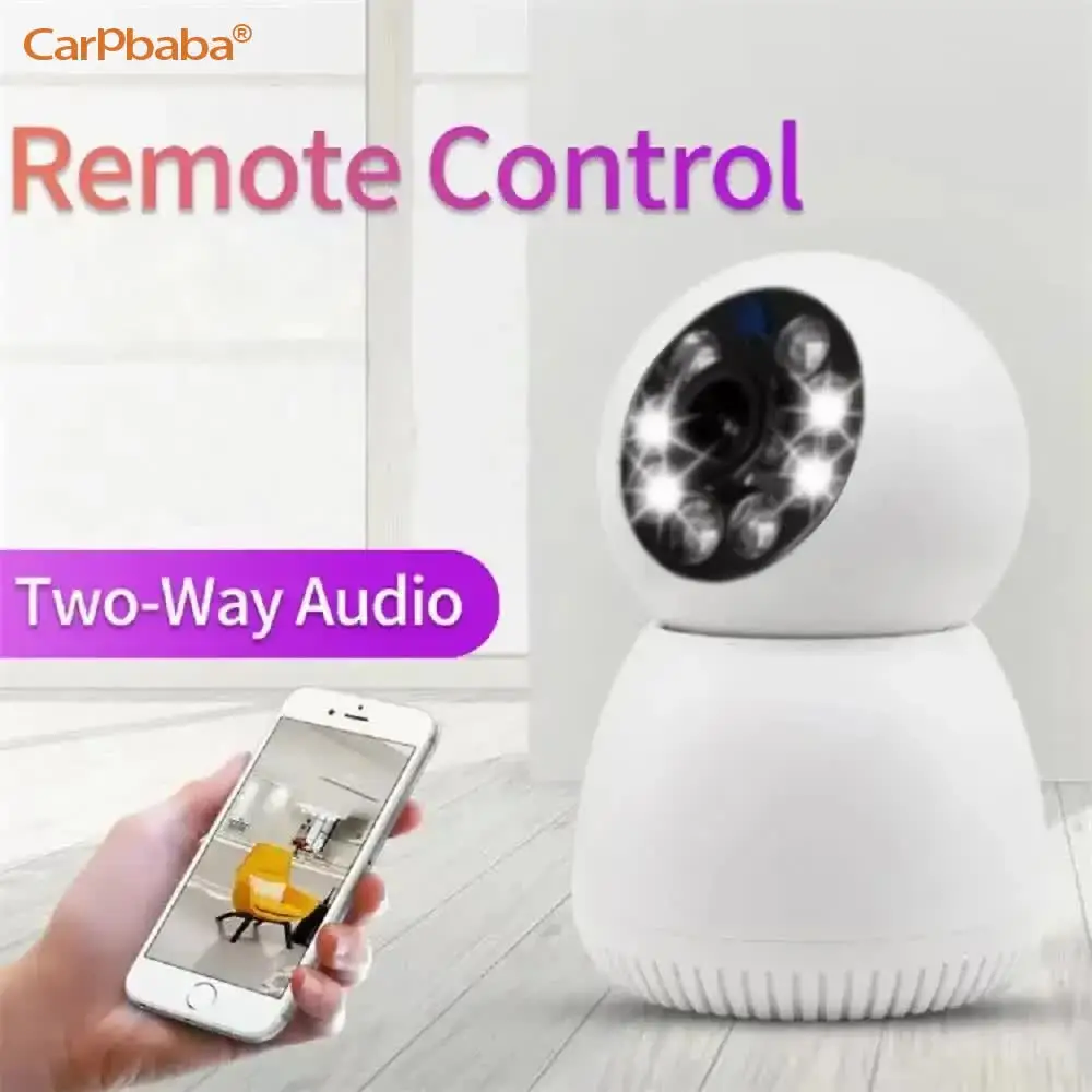 Carpbaba WIFI Camera Smart Home Surveillance Camera Tracking Security Protection Camera WiFi Wireless Security-Protection