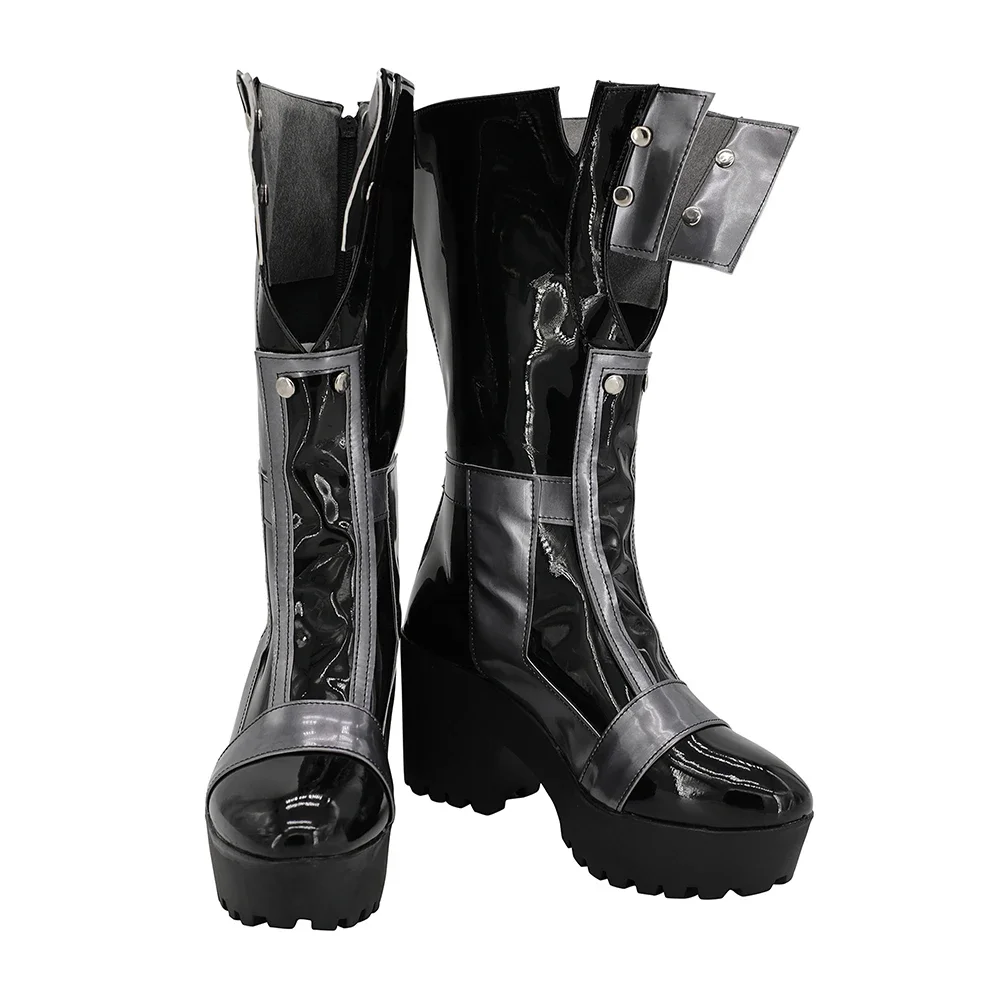 Arknights Lappland Cosplay Boots High Heel Shoes Custom Made for Unisex (2)