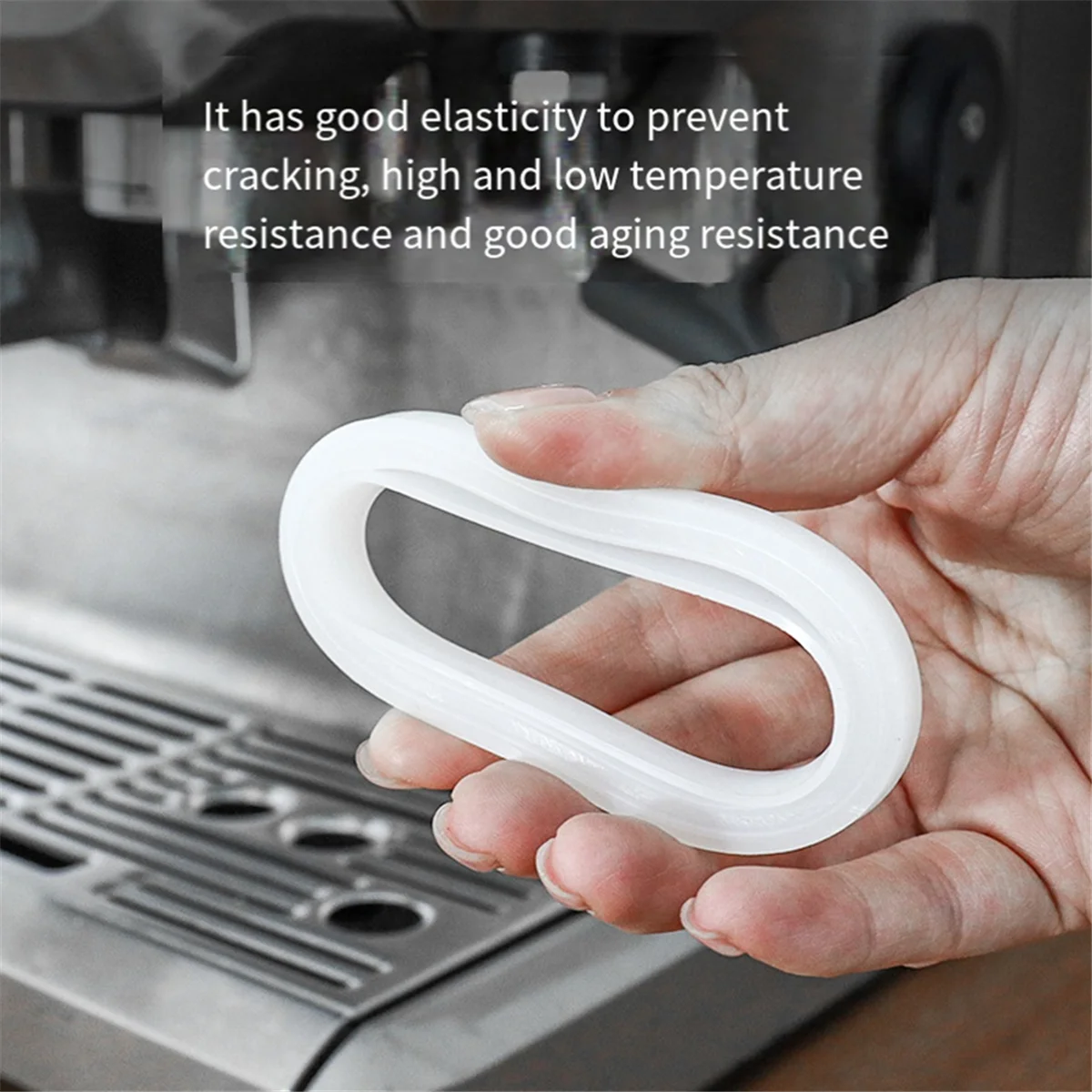 ABJS 2 Piece Shower Screen & Silicone Steam Ring 54mm Compatible for Sage Espresso Machines