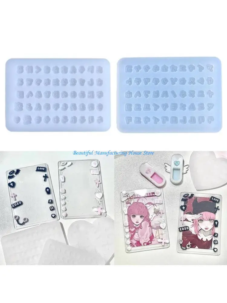 

E56A Resin Shaker Filling Mold,Silicone Letter Mold Epoxy Resin Mold Filler Casting Filling Mold for Jewelry Making