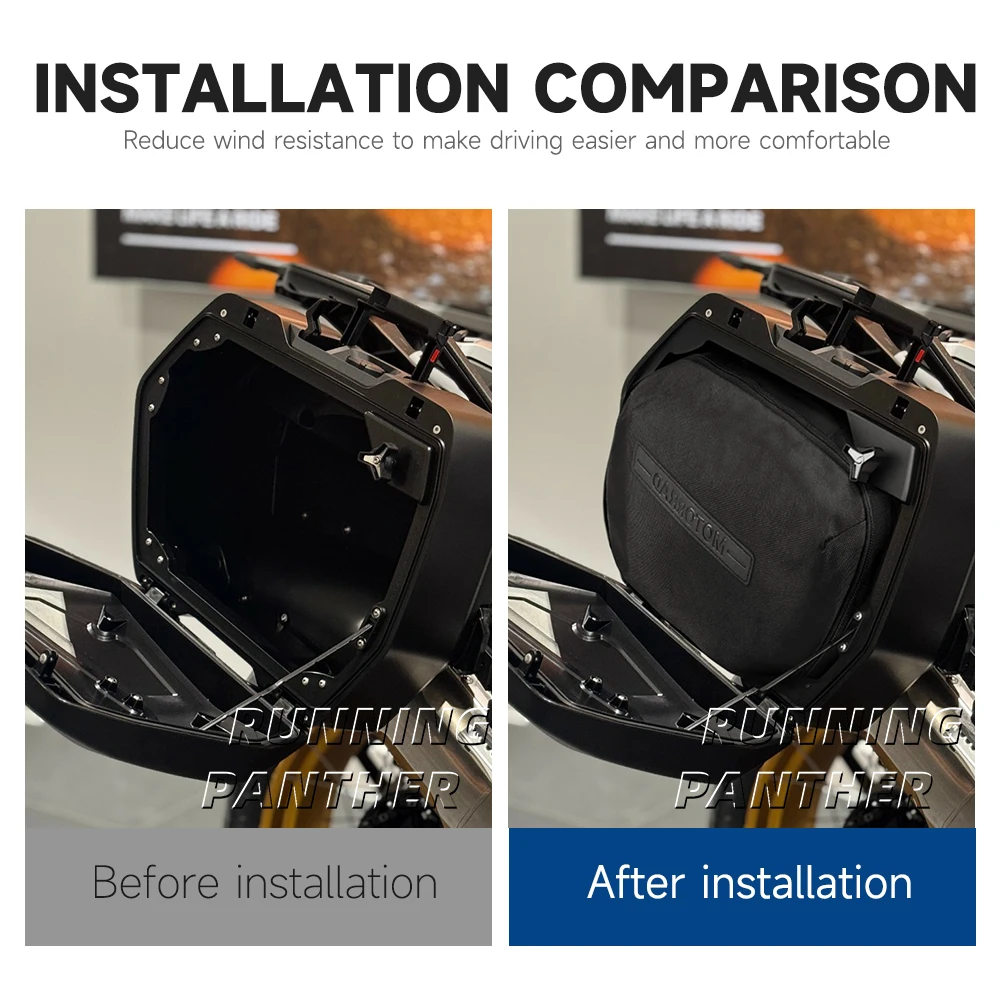 2025 для BMW R1300GS R 1300 R1300 GS 2023 2024, внутренняя сумка для переноски мотоцикла, водонепроницаемая боковая сумка большой вместимости 25 л ~ 32 л