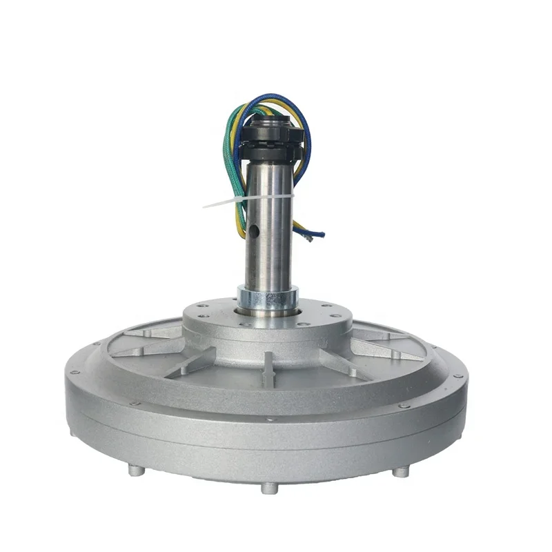 

1000W 180rpm 96v PMG Coreless Generator Alternator Outer Rotor Axial Flux Generator Three-phase Permanent Magnetic Levitation