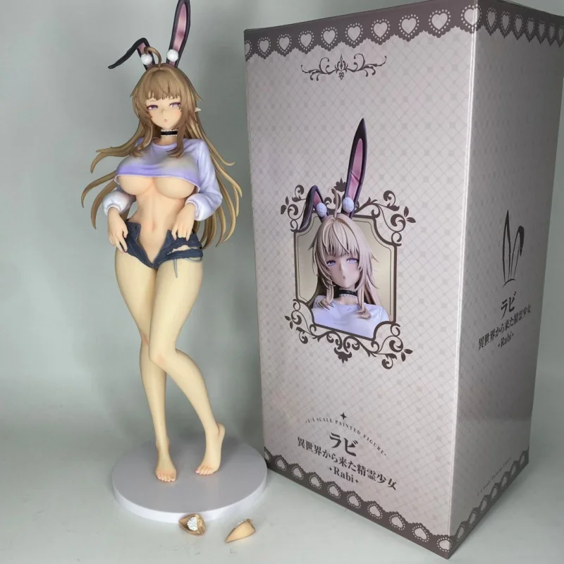 

Elf World Bunny Girl 46CM Anime Figure - Kabii Rabbit Resin Statue PC Case Desktop Decor Collectible Model Gift for Fans