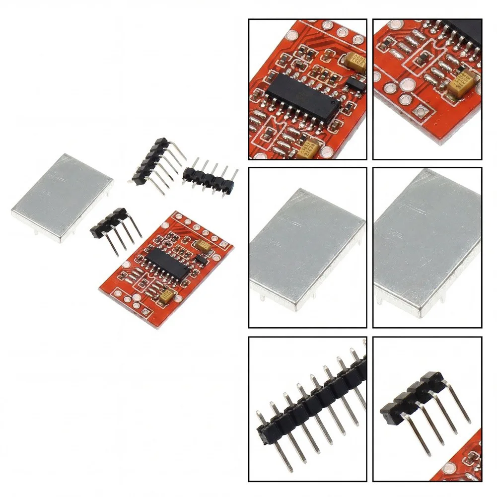 5pcs HX711 Dual-Channel 24-Bit LoFor AD Cell Board with On-Chip Low-Noise for Reliable Force and Weight Detection