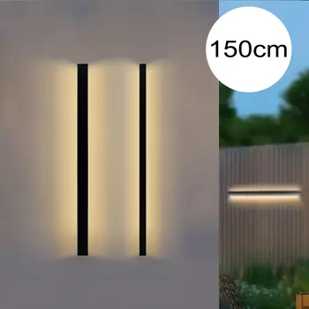戶外長條壁燈 防水現代長條狀LED照明壁燈 IP65 花園 AC 85-256V 戶外裝飾 10 最佳銷售 花園壁燈 - №6