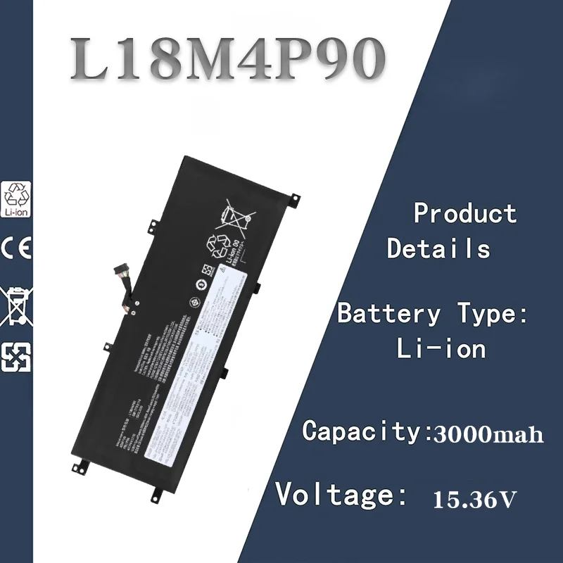 

For Lenovo ThinkPad S2 5th Gen - Perfect Fit L18M4P90 & TP00114A Battery | 15.36V 3000mAh CE Certified Notebook Power Supply