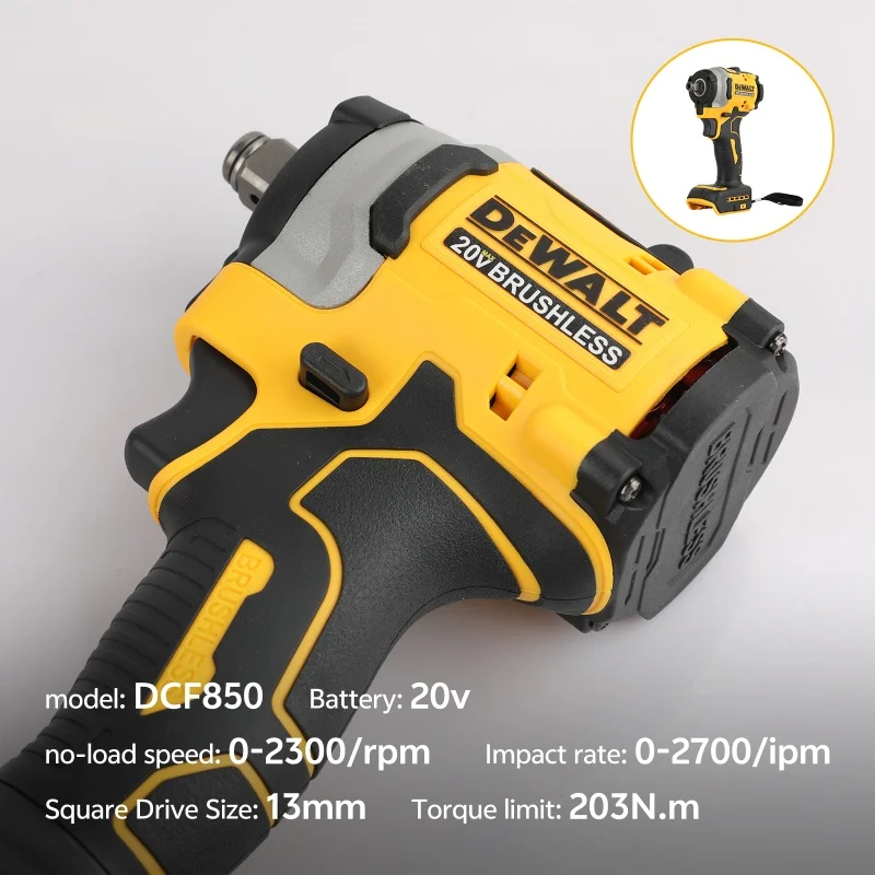 Dewalt DCF850 DCG405FN Brushless Impact Driver Impact Drill polishing cutting machine high torque tool combination kit ﻿