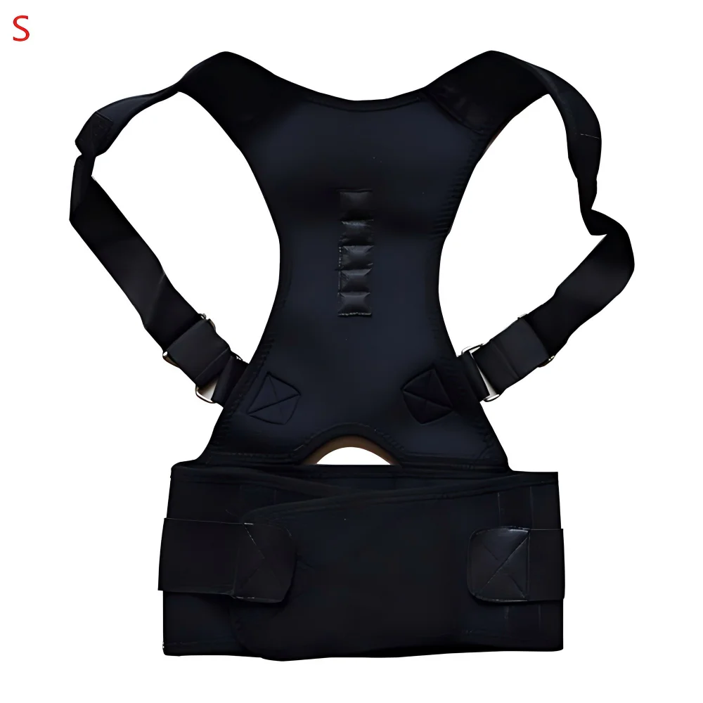 Magnetic Posture Corrector for Adults Back Support Belt Body Shaping Spine Alignment Hunchback Correction Back Brace - view 3