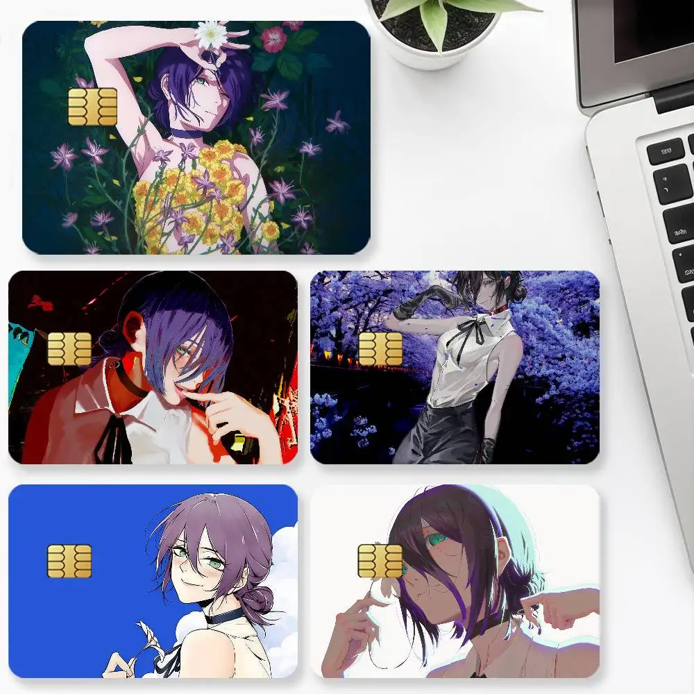Chainsaw Man Reze Arc Credit Card 4PCS Anti-scratch Waterpro