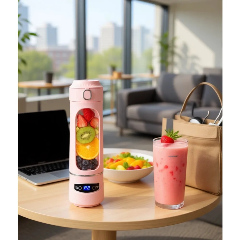 

Портативный перезаряжаемый блендер для смузи, 20 унций, мощный персональный блендер для коктейлей