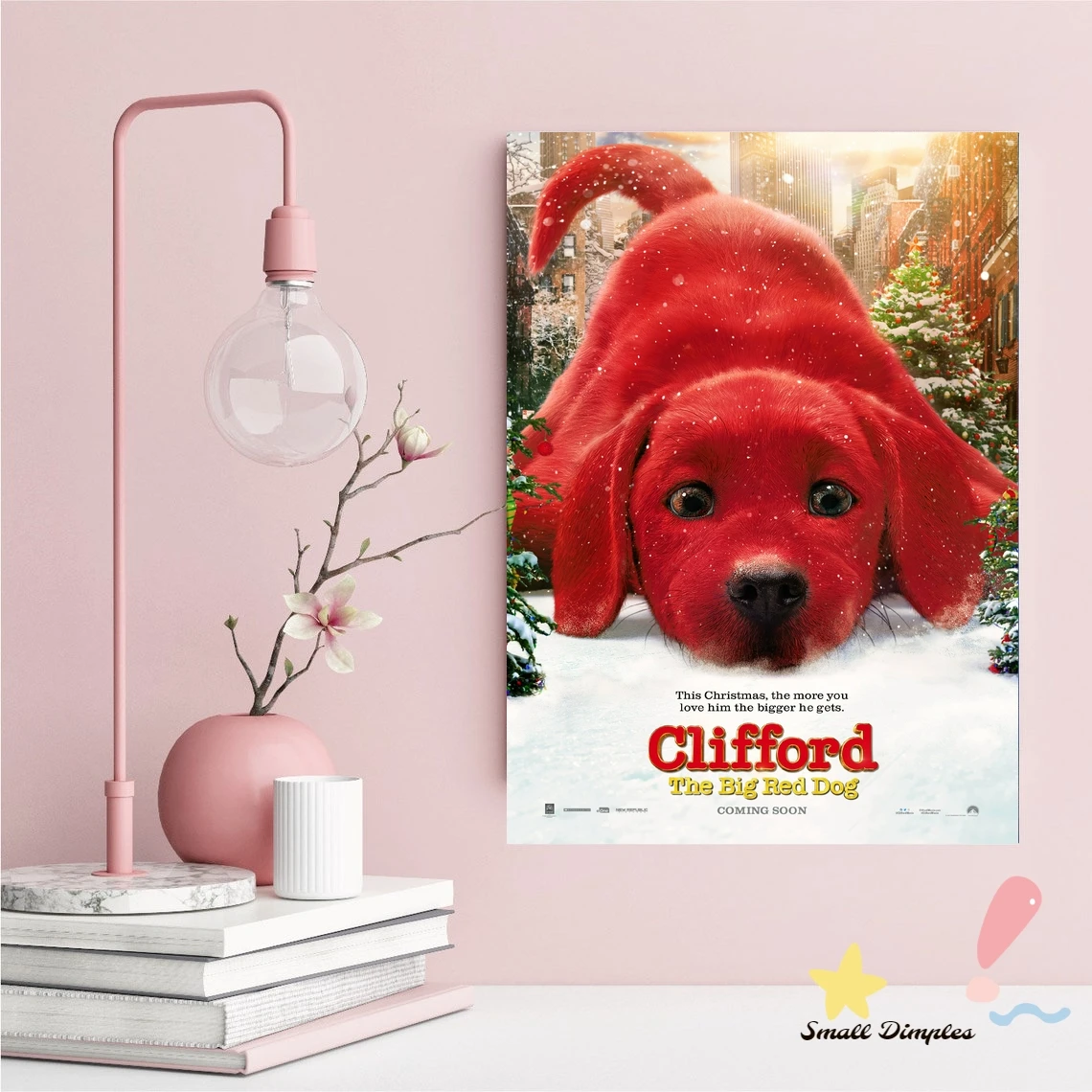 Clifford The Big Red Dog Movie Poster Canvas Art Print Home Decoration Wall Painting ( No Frame ) - view 3