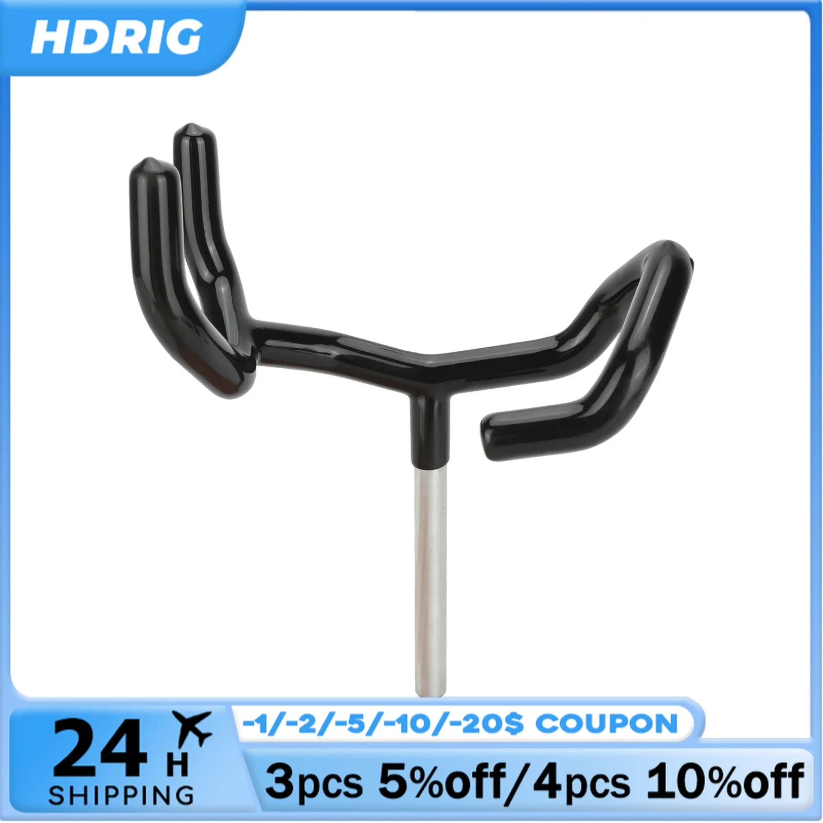 

HDRIG Microphone Stand Boom Pole Holder Cradle Mount Support for Broadcast Film Voice-overs Camera Accessories