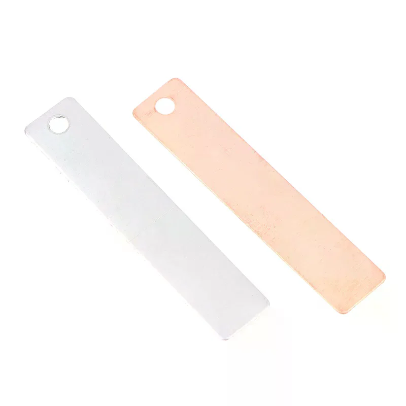 10 PCS Copper Sheet Zinc Electrode Strip Anode For Electroplating Plate DIY Fruit Materials Consumables Strips