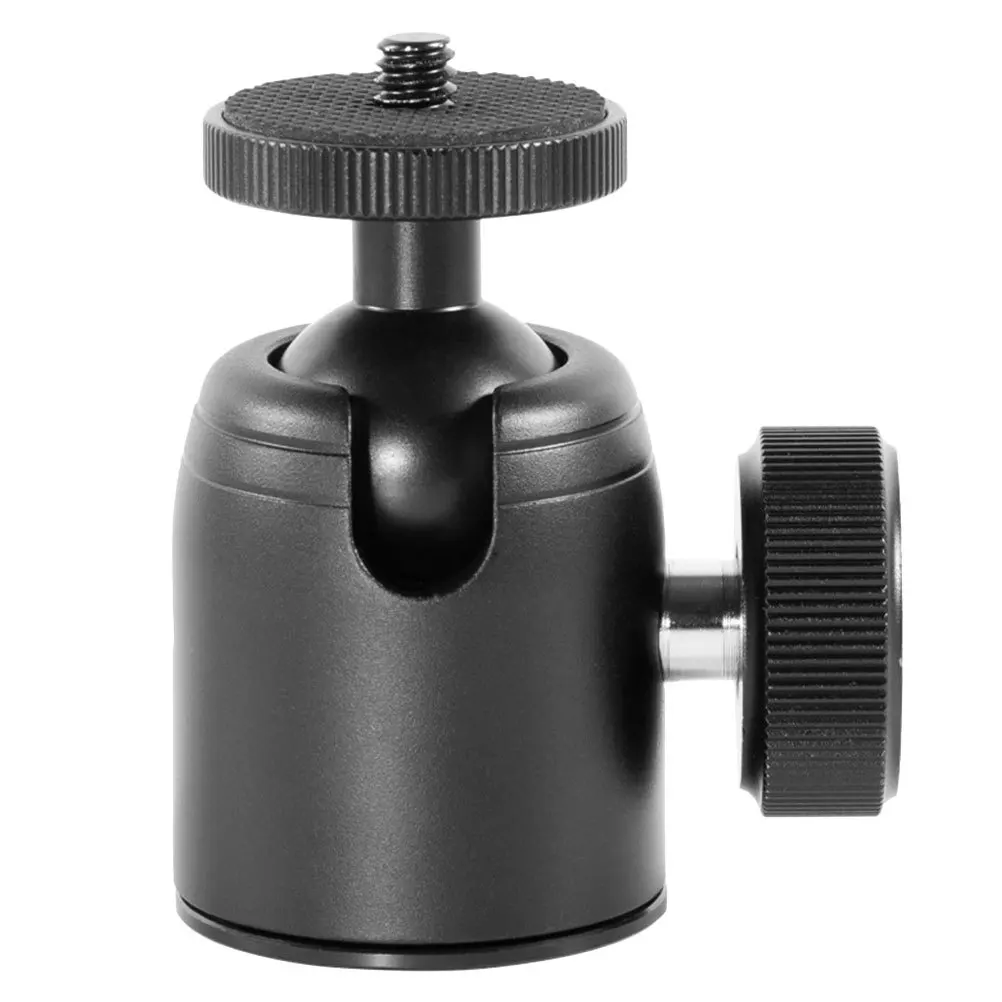 

1Set Camera Tripod Ball Head Mount Heavy Duty 360 Degree Rotatable Aluminum Alloy for Stable Camera Positioning