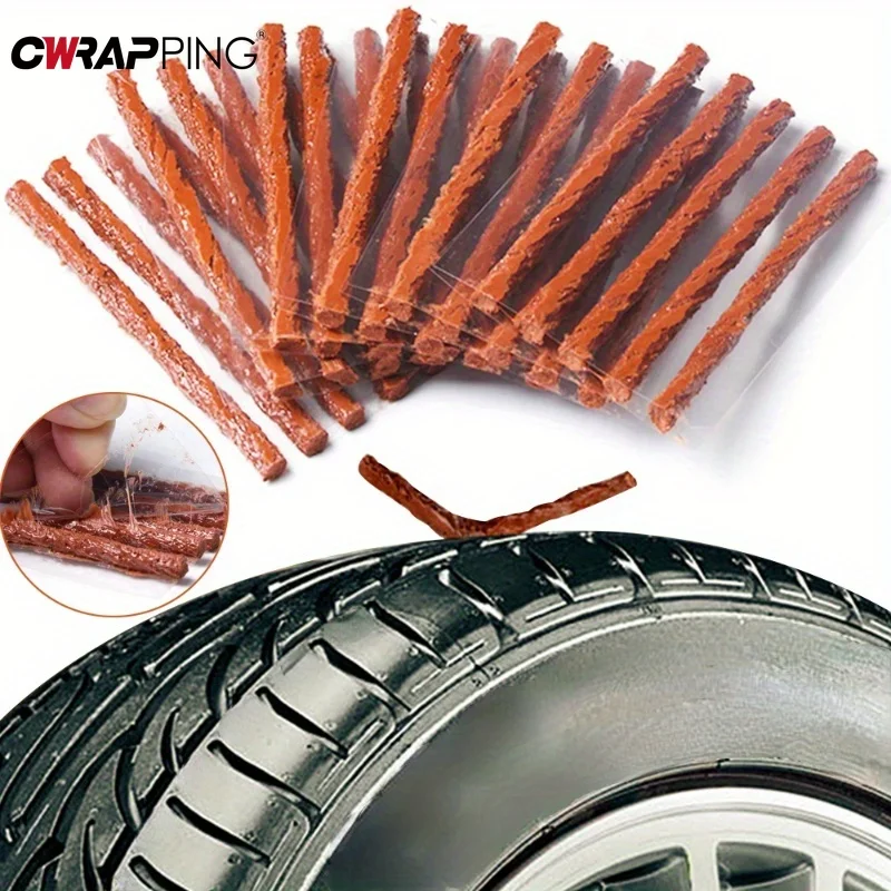 Tubeless Tire Repair Strips Stiring Glue for Tyre Puncture Emergency Car Motorcycle Bike Tyre Tire Rubber Strips Repairing Tools image 3