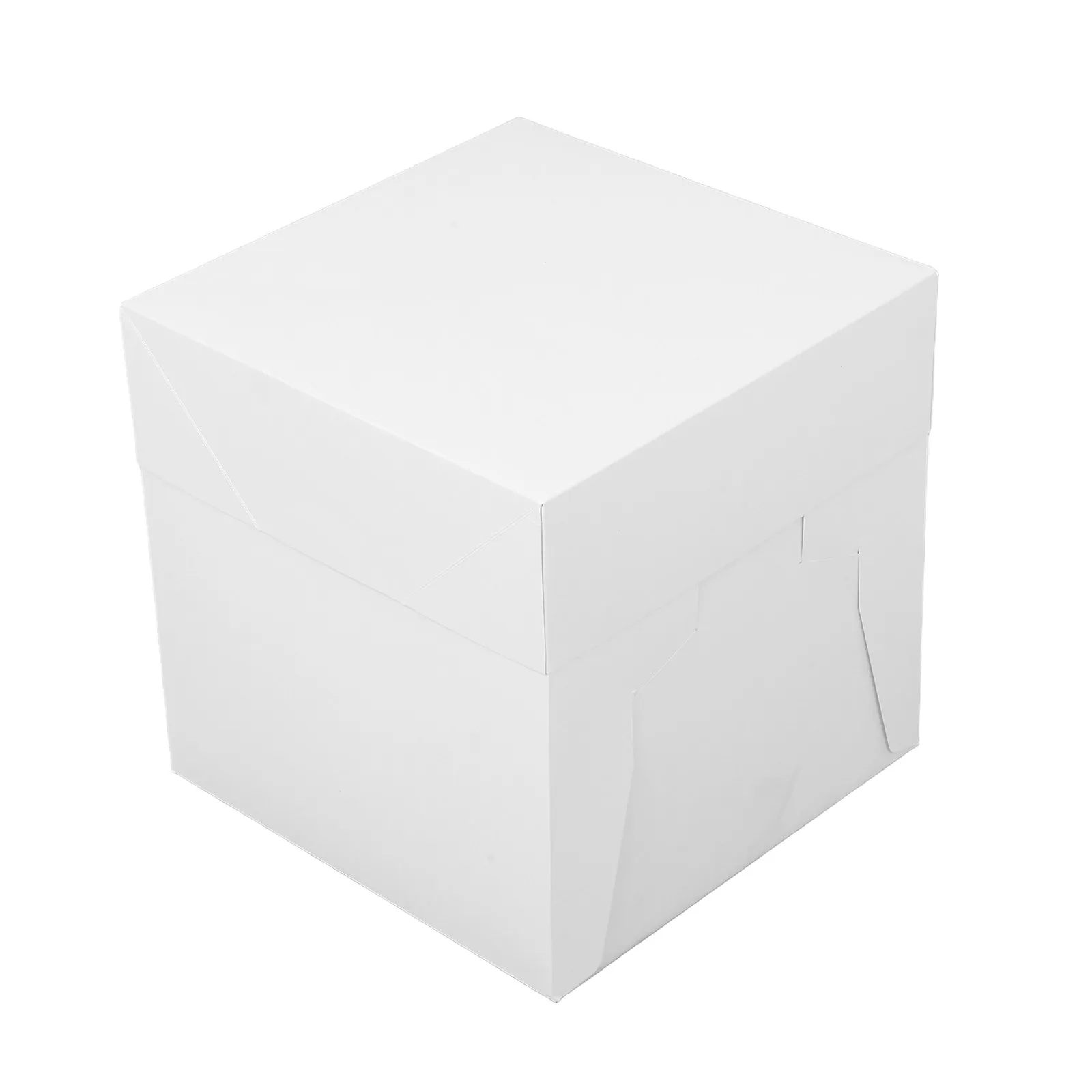 Paper Cake Box Elegant White 12 Inch Cake Board Bakery Container Birthday Wedding Party Transport Food Boxes Bakery Package Box