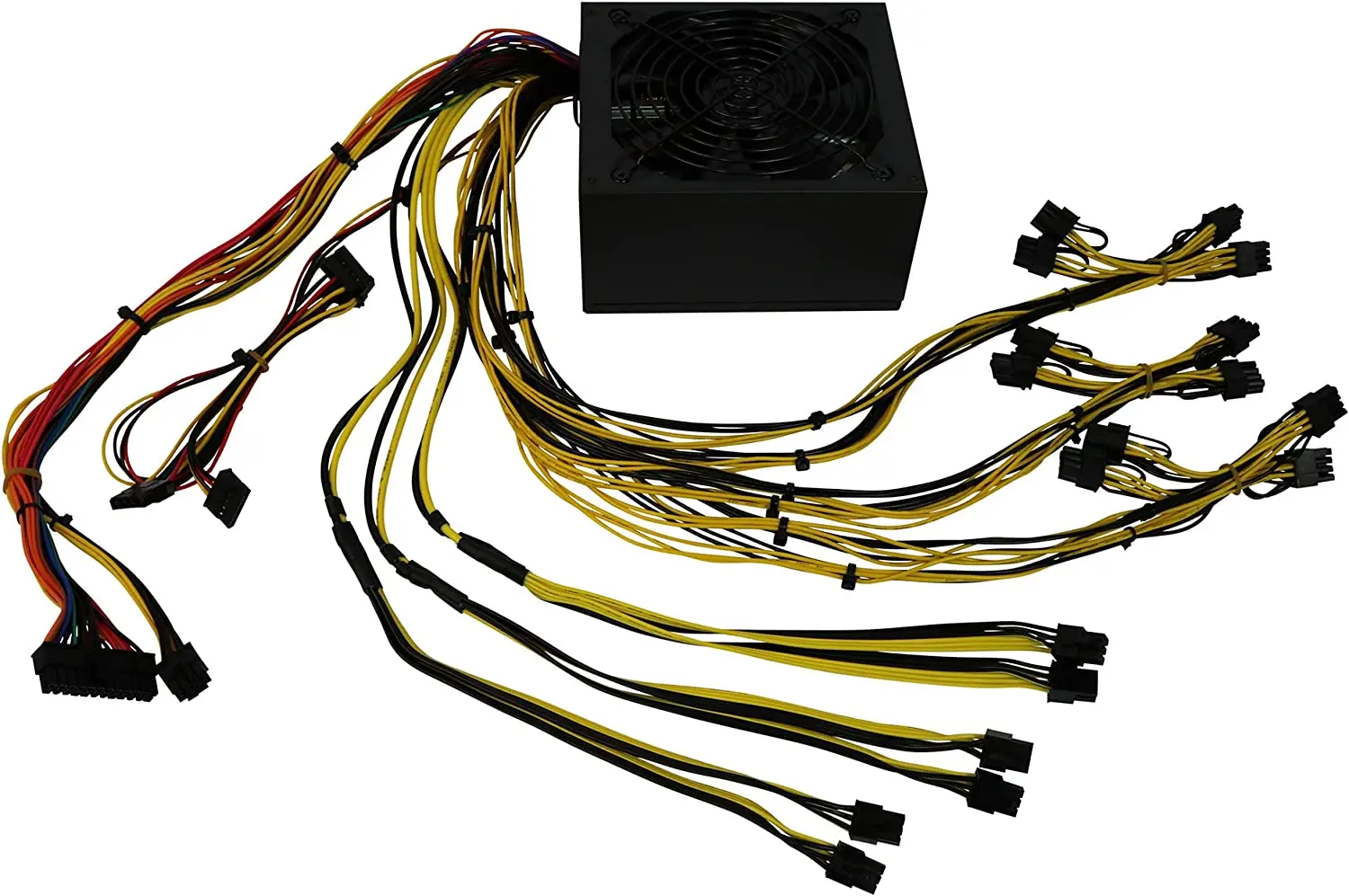 Imagem -02 - Psu para Mineiro Miningcave Fonte de Alimentação de Mineração 1600w Direto Pin para Riser para Gpu 1600w pc