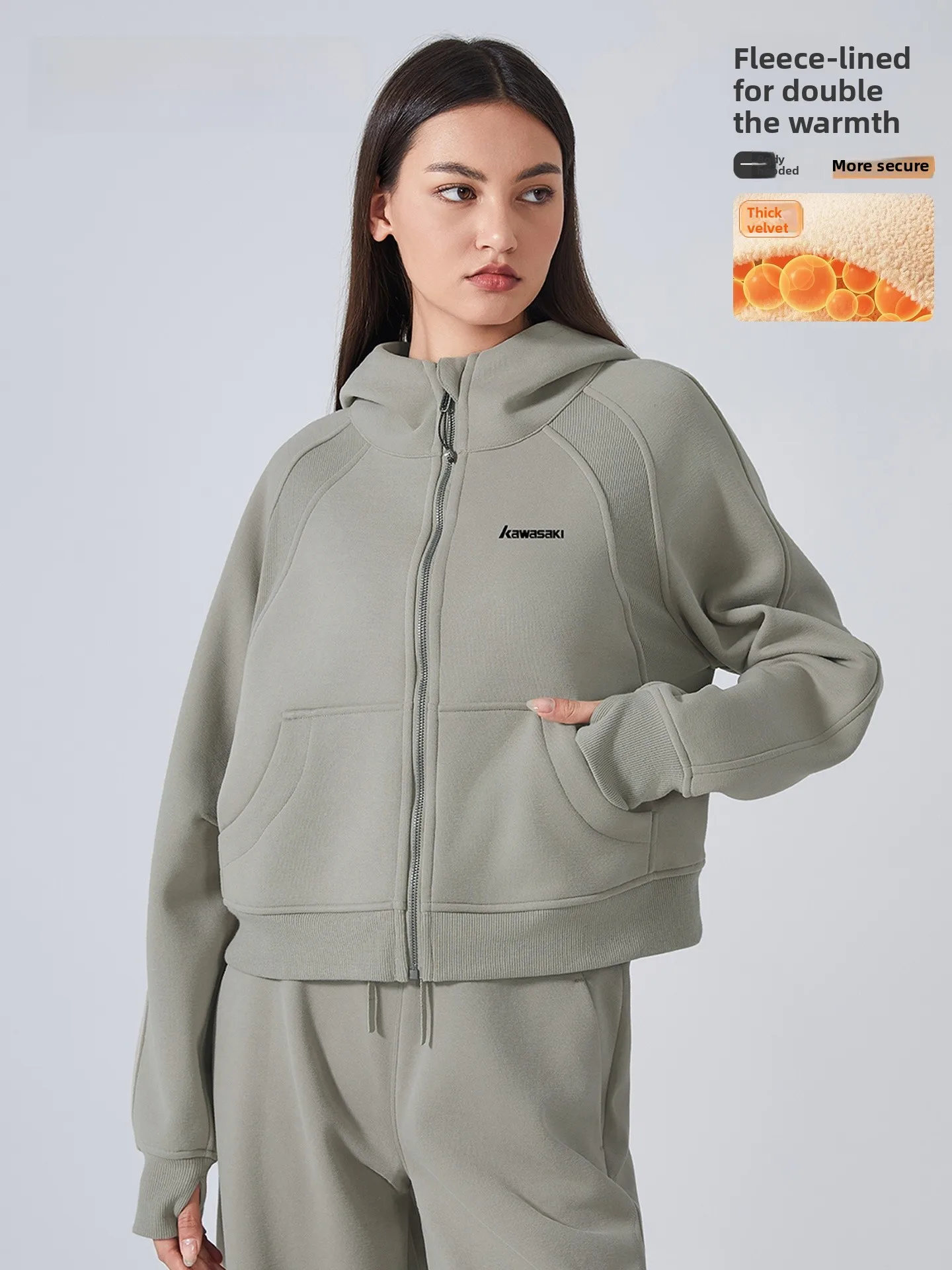 

Sportswear Yoga Jaet Hooded Open Cardigan Fitn Clothes Top for Women Cotton Polyester Blend Warmth Daily Wear