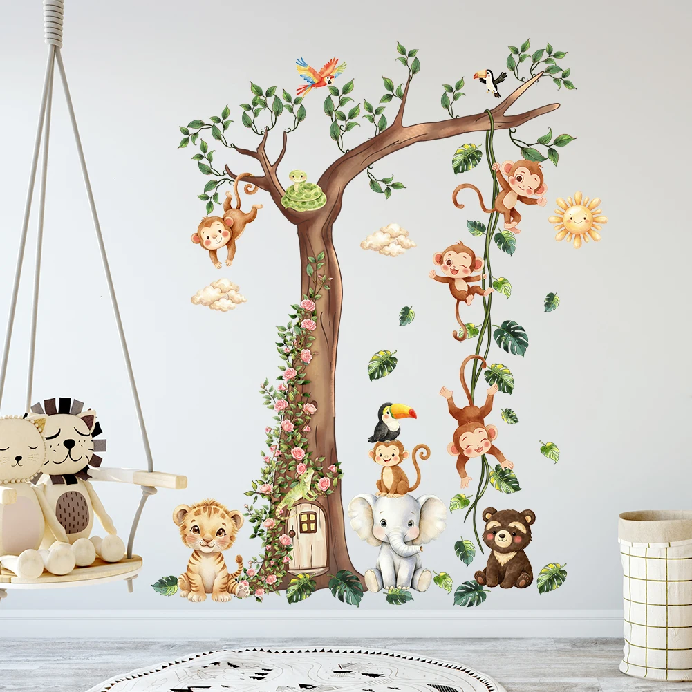 Cartoon Traffic Light Car Kids Height Chart Wall Sticker Removable Nursery Room Decor Decal