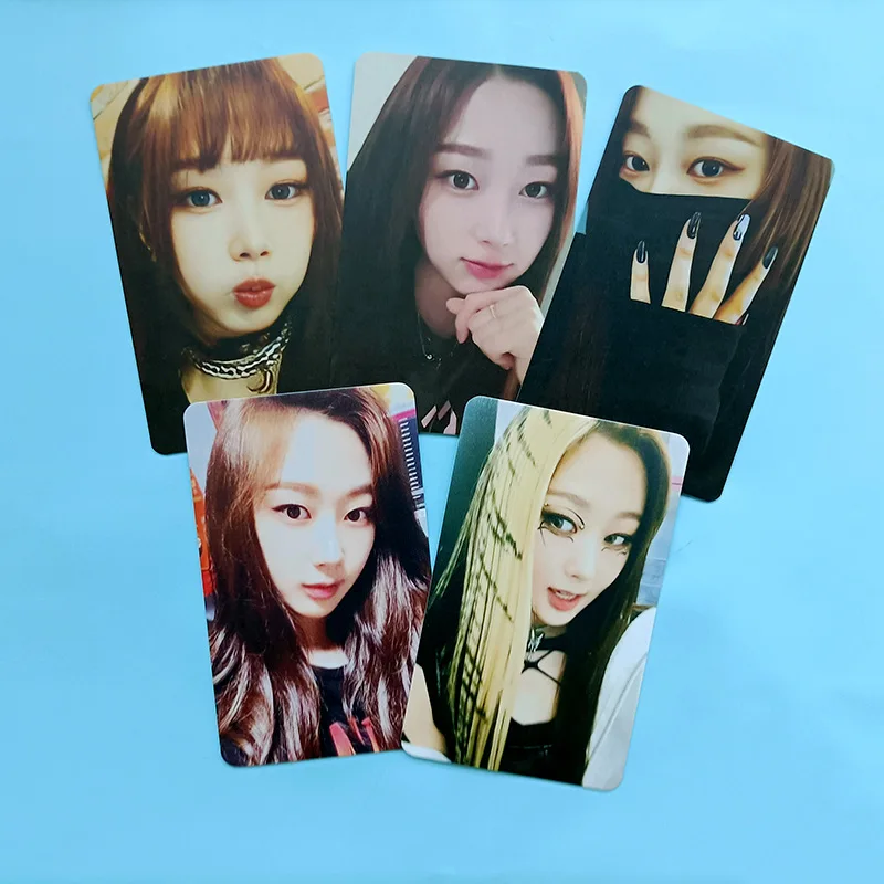 Kpop Album Girls Photocards Double Sides Printing Matte Film Special Card Korean Style LOMO Card Karina Winter Fans Collection