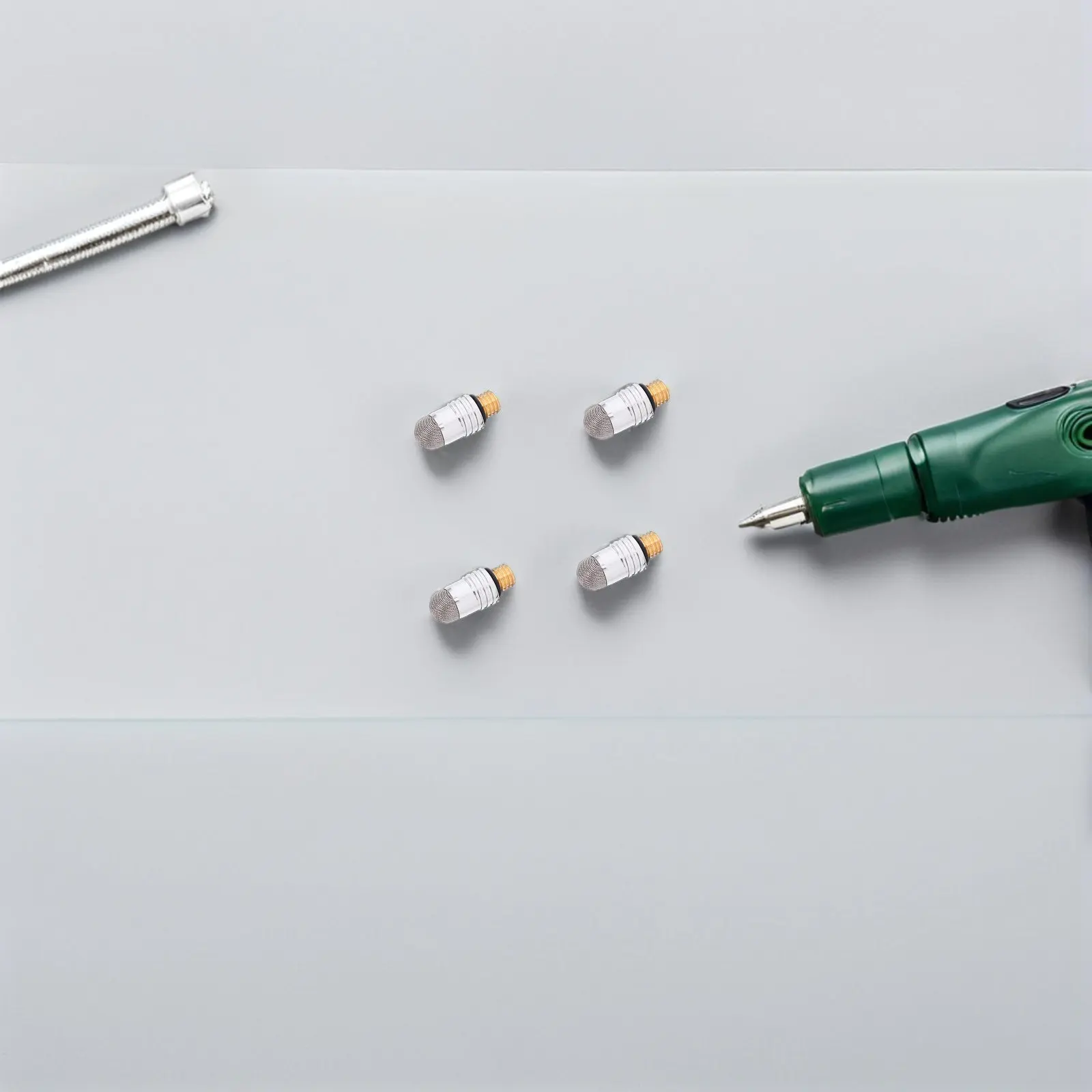 

15Pcs Mesh Tip Stylus Replacement Nibs for Capacitive Pens M5 Thread 6.0mm Conductive Fiber Fine Tip for Tablet Drawing Phone