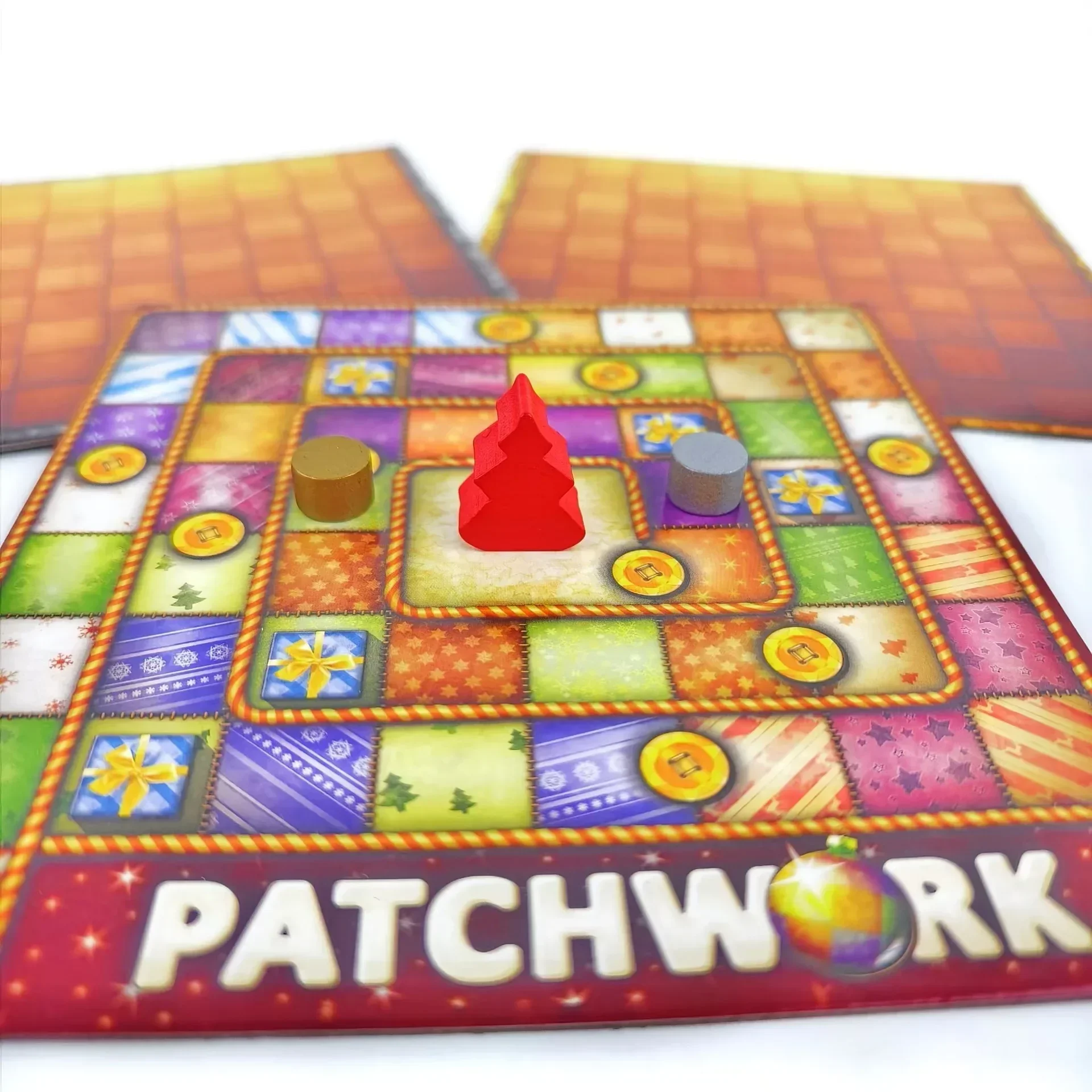 Nouveau Jeux de société de noël en Patchwork, jouets pour deux joueurs, fête amusante |   Version anglaise Cartes en papier Stratégie Patch Wars Cadeau