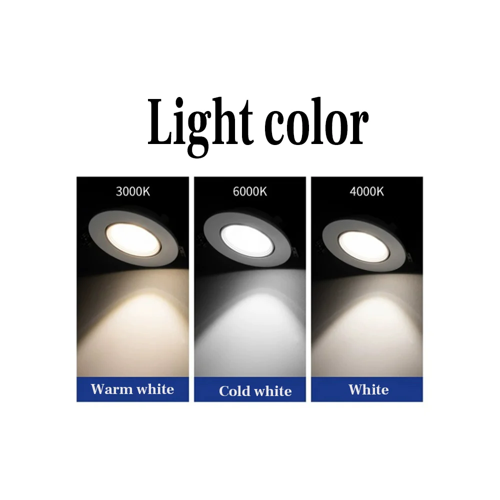 LED Spotlight with Integrated COB Technology, Nik Lighting, Ideal for a Living Room or Store, 7W