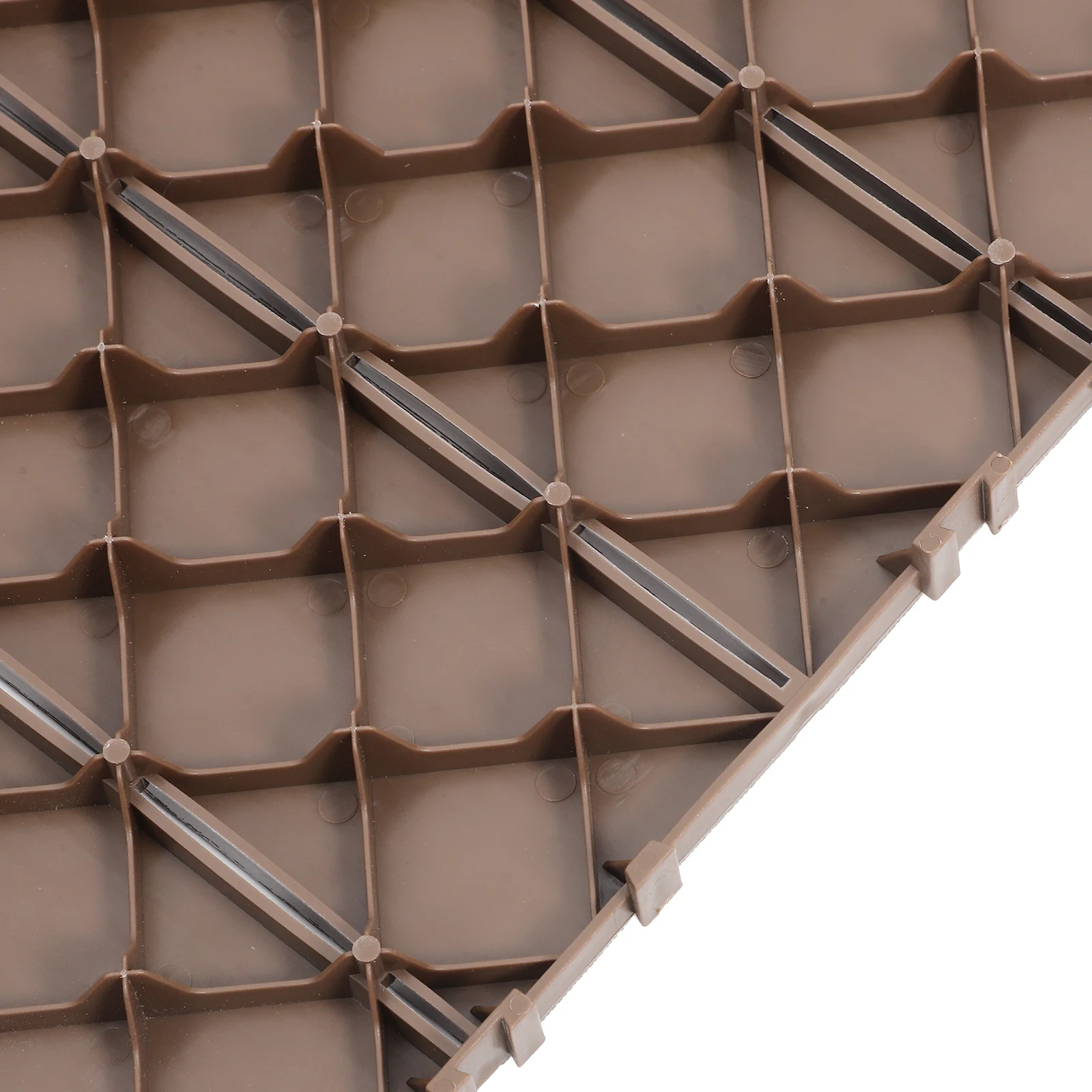 11 قطعة الخشب التقليد المتشابكة التزيين الطابق المتشابكة سطح السفينة بلاط شرفة سطح السفينة بلاط Pp الأرضيات الخارجية ديكور المنزل #4