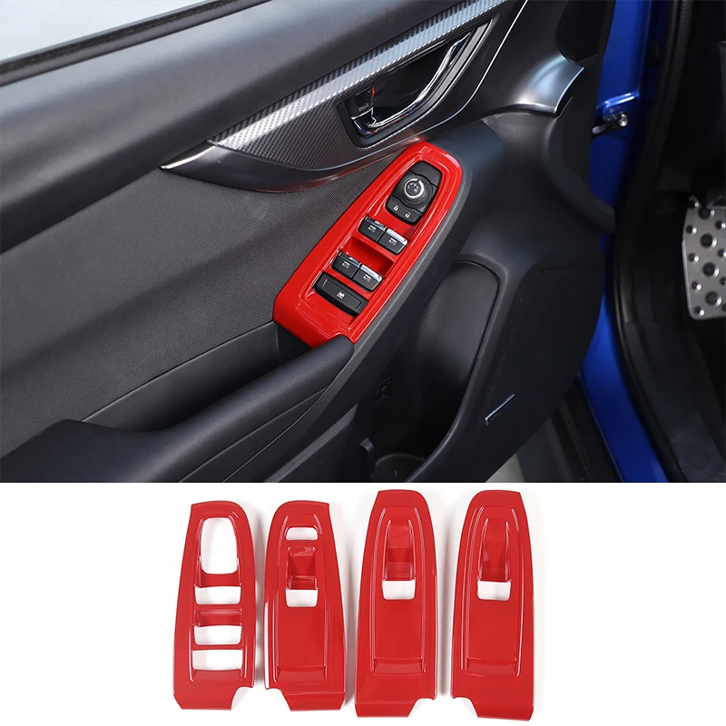 

For Subaru WRX 2021-2023 ABS Auto Glass Lift Frame Decorative Sticker Interior Modification Accessories