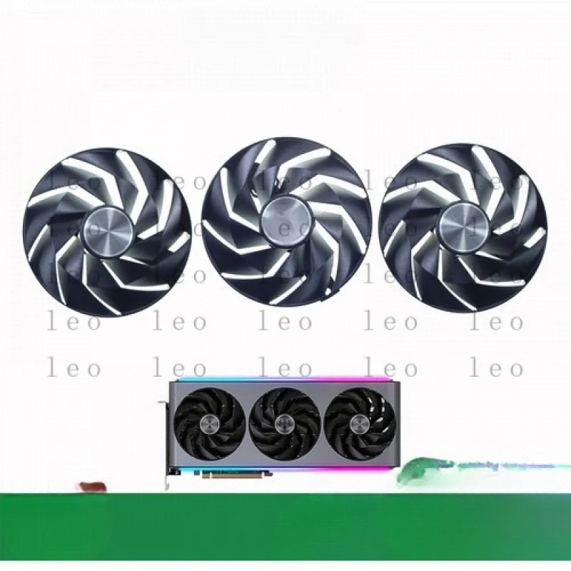 PP  95MM FD10015M12D Graphics card fan for Sapphire RX7800XT 7900RE 7900XTX Nitro+