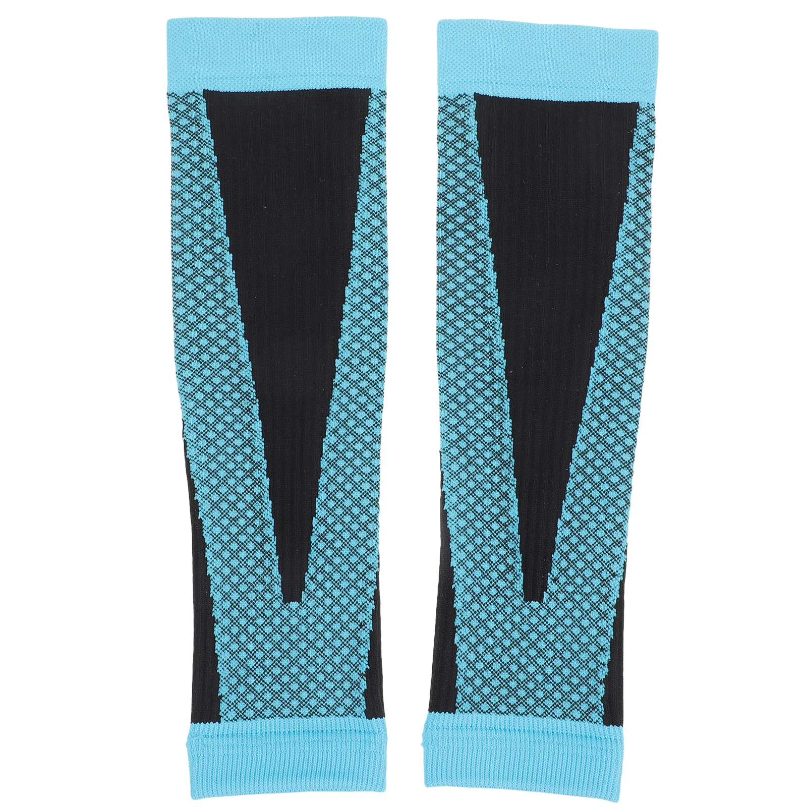 

Blue L Compression Calf Sleeves Breathable Sports Socks For Men Women Running Cycling Basketball Football Shin Guards