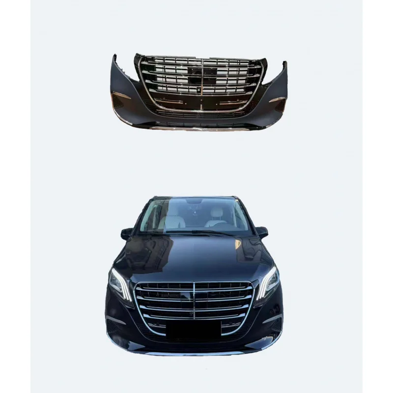 

Front Suitable for 2014-2016 Vito V300L New High Quality AMG Style Executive Body Kit Bumper