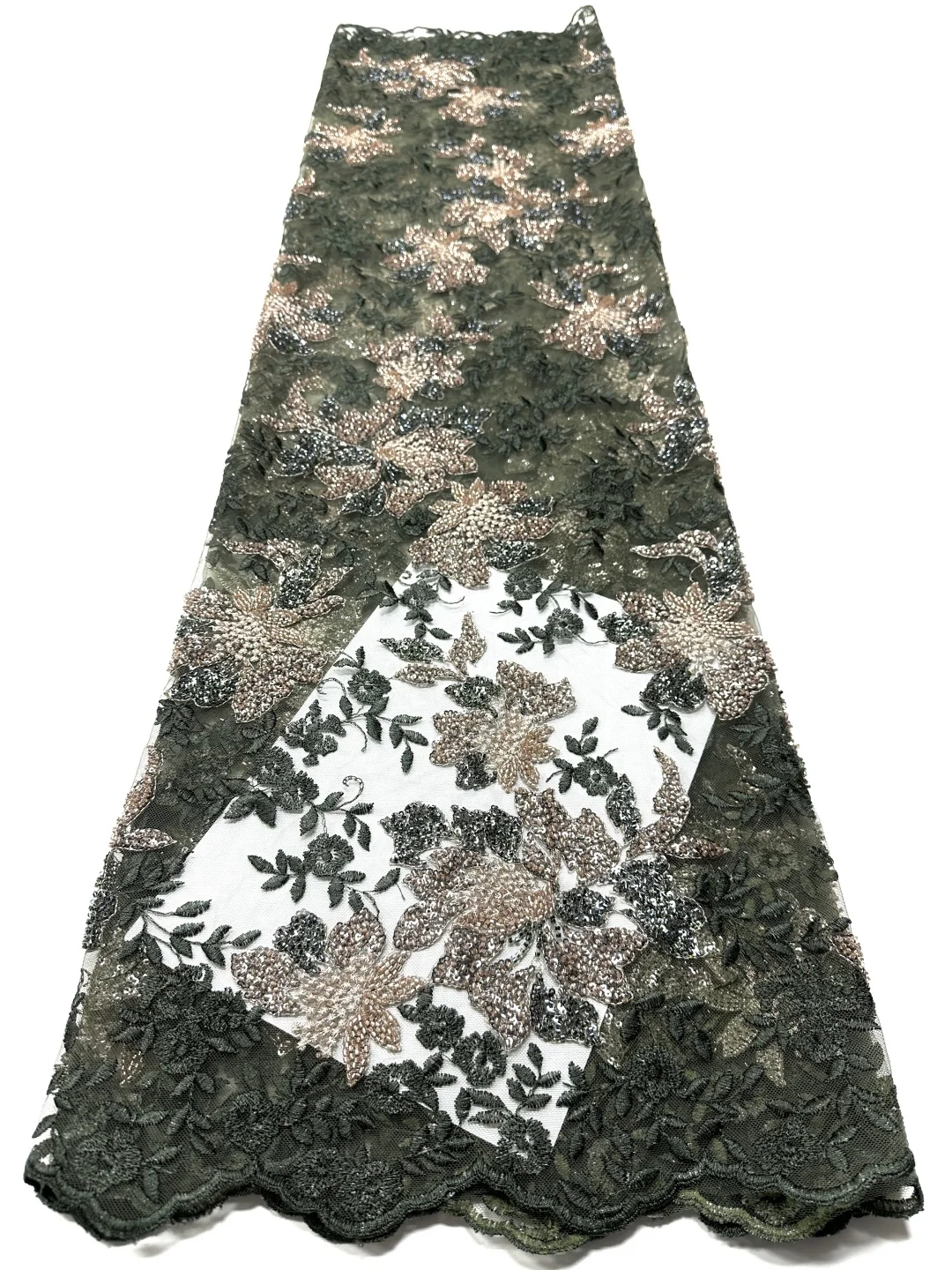 

Элитная африканская кружевная ткань 2026 года: высококачественная вышивка, пайетки, бисер, кружево для нигерийских свадеб, французский тюль