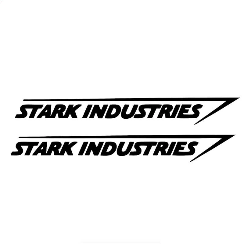 

20*3cm Car Decoration Stark Industries Car Accessories Custom Stickers Rear Window Stickers Sticker PVC Motorcycle Personality,