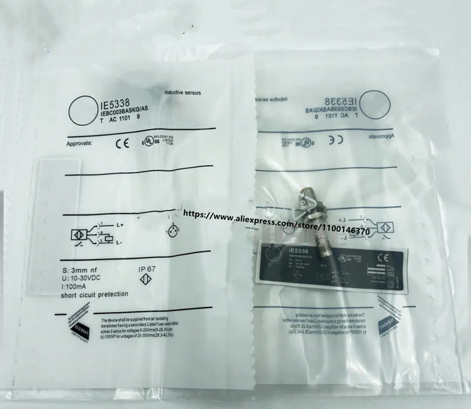 3Pcs New Proximity Switch IE5350  IE5329  IE5338 IE5339 IE5340 IE5331 IE5349