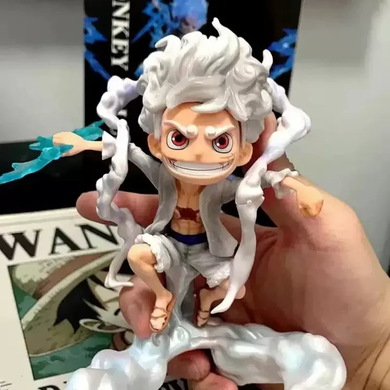 Figurka Anime Model Q Wersja Sd Bóg Słońca Piąta Przeróbka Nika Luffy Owoc Diabła Przebudzenie Kolekcjonerskie Zabawki Prezent