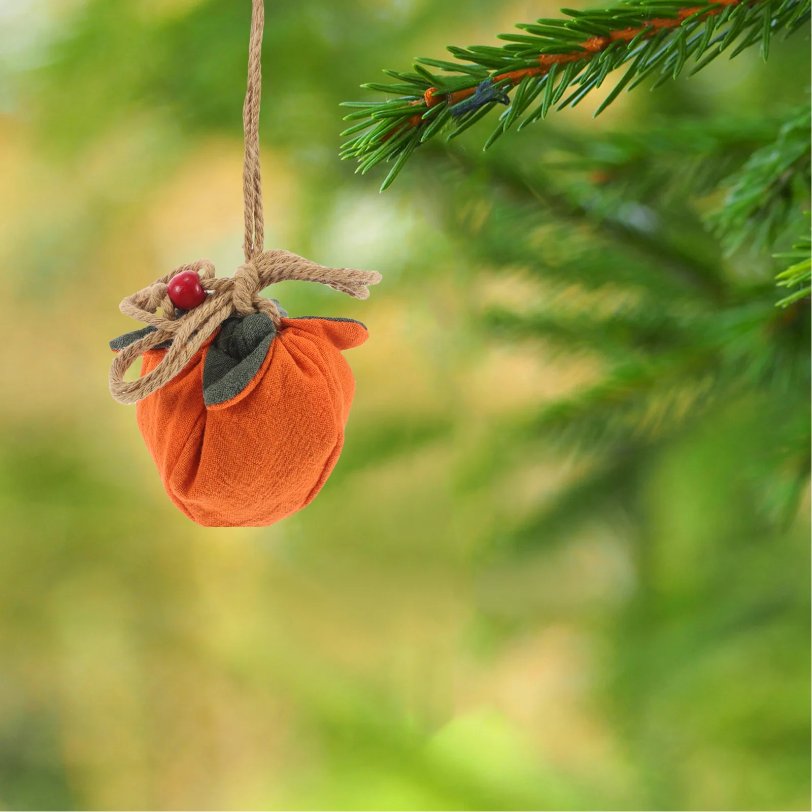 

Persimmon Blessing Sachet Empty Bag Chinese Silk Brocade Pendant Car Rearview Mirror Charm Feng Shui Ornament Good Luck Amulet