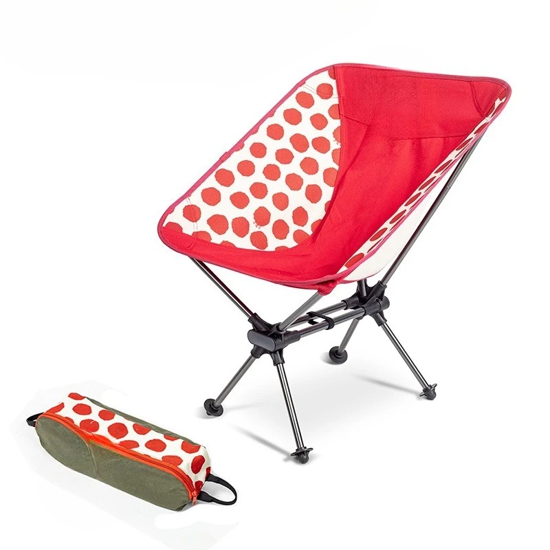 

Portable Outdoor Moon Chair Low Back Chair 7 Series Aviation Aluminum Alloy Camping Beach Fishing Folding Anti-Sinking