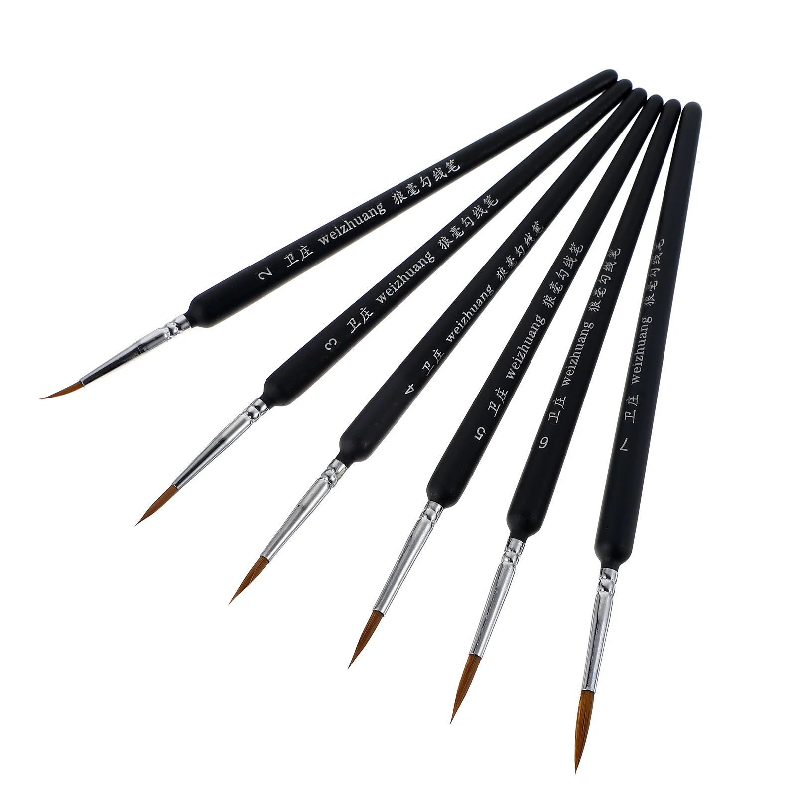 11Pcs Detail Paint Markers Fine Detail Paintbrushes Smooth Pen Holder Line Drawing Pens Watercolor Oil Ink Art Supplies