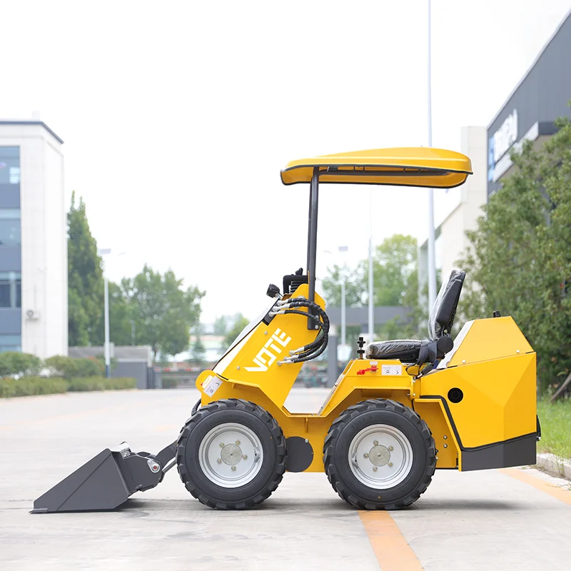 

Free Shipping Mini Skid Steer Loader Euro 5 CE EPA Engine Earthmoving Machinery Diesel Mini Wheel Loader