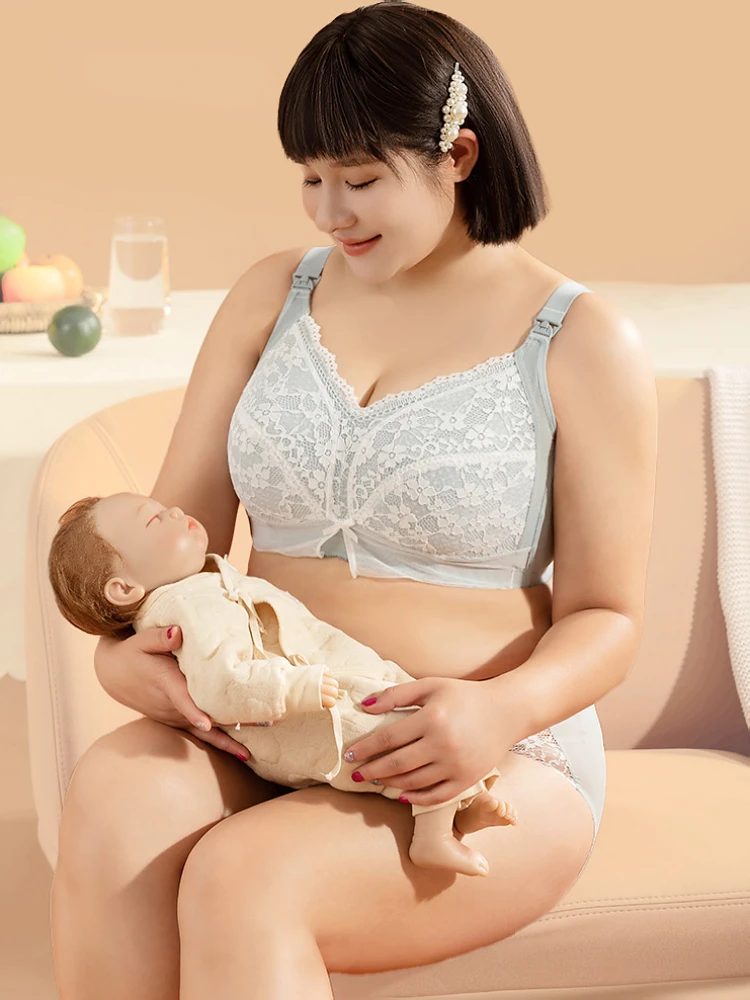 

Plus Size Breastfeeding Pregnancy Maternity Nursing Bra for Push Up Pregnant Women 75 80 85 90 95 100 105 110 D E F G H I J Cup