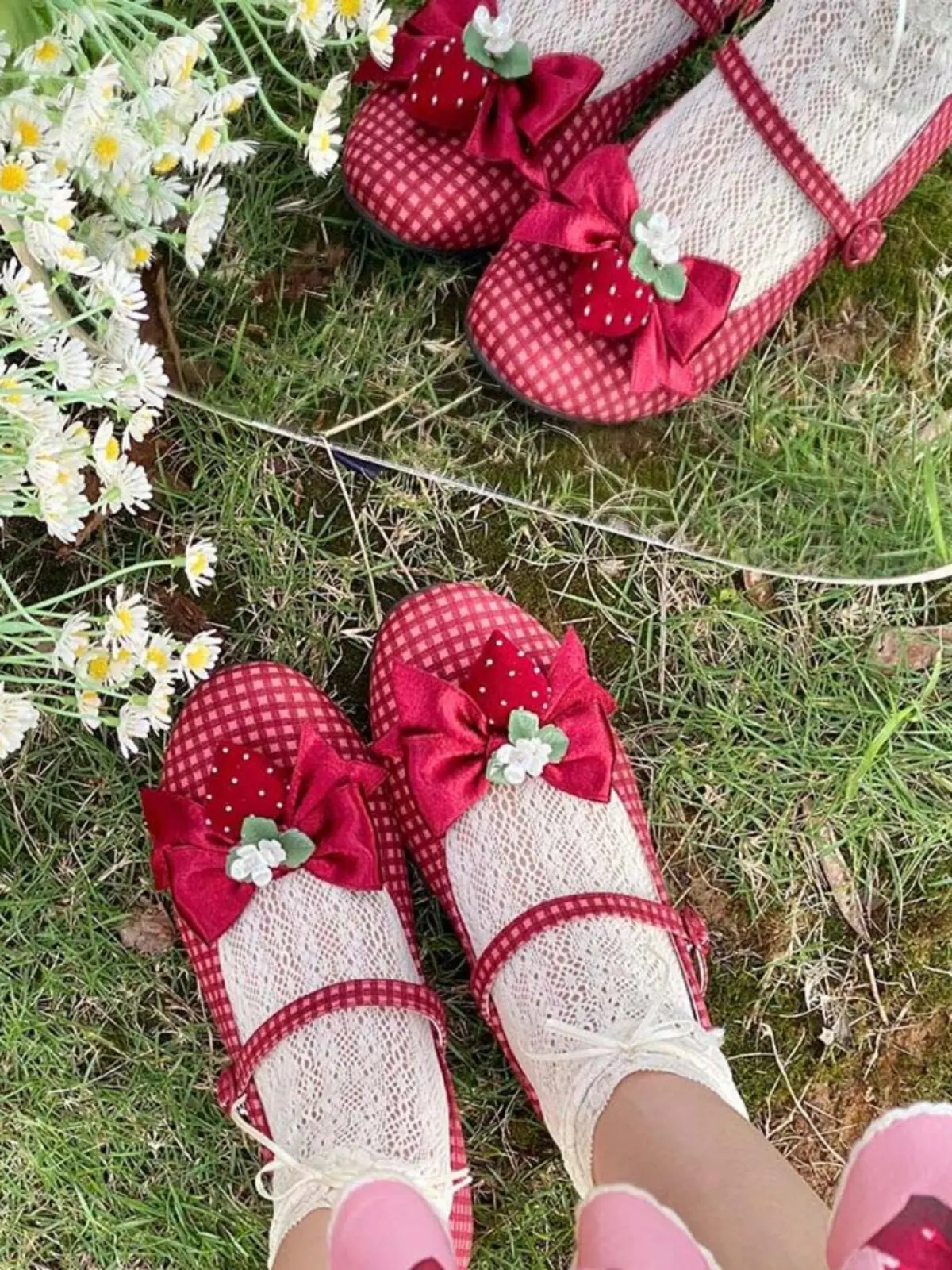 Japanese Original 2026 Round Head Sweet  Cute Lolita Single Shoes Versatile Girl Single Shoes Low Heel Bow Matte Lo Shoes Women