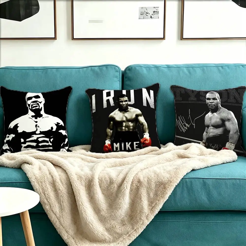 B-boxing legend M-Mike Tyson Pillow Case Square Double-Sided Sofa Cushion Cover Bedroom Bedside Pillow