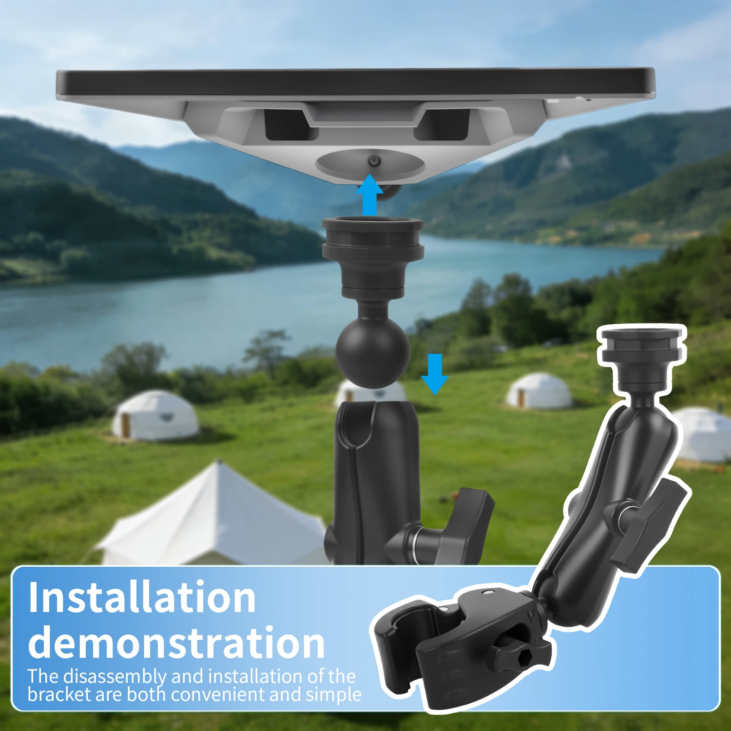 kit-de-montaje-con-abrazadera-para-barco-starlink-de-vinmounts-360-°-soporte-de-riel-marino-ajustable-de-aluminio-instalacion-rapida-sin-perforacion-para-tubos-de-30-70-mm