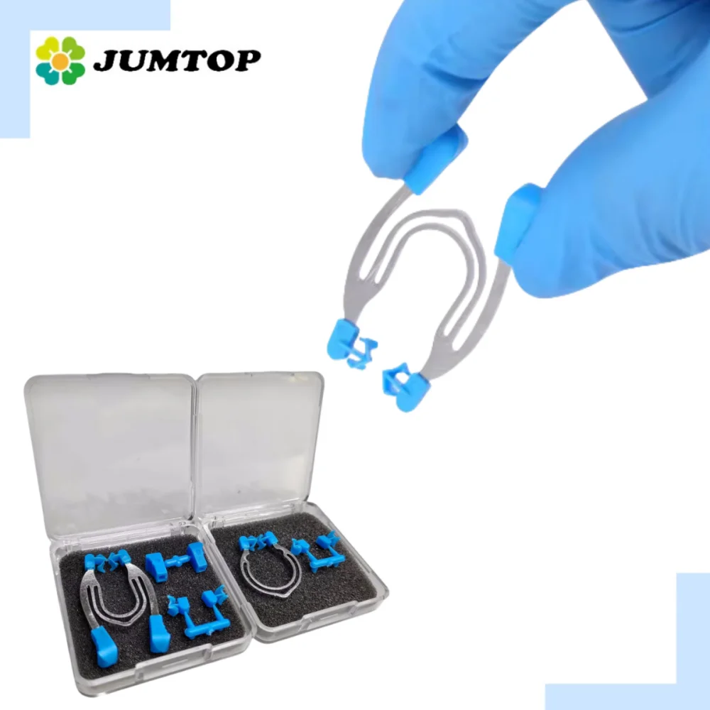 Dental Matrix System Kit - Sectional Contoured Matrices with Metal Spring Clips and Wedges for Dental Laboratory and Restorative