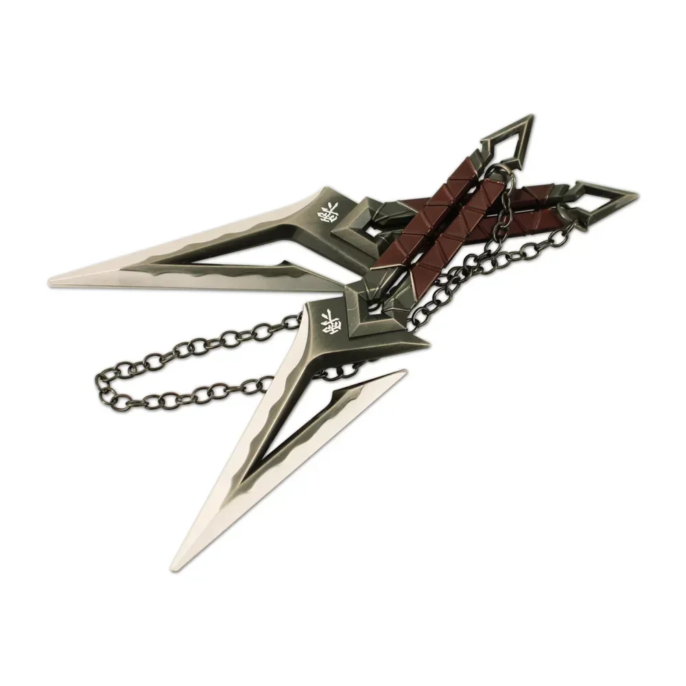 18cm Valorant Kuronami keine Yaiba Paarung Spielzeug Schwert Cosplay Waffe Modell alle Metall messer Spielzeug Spiel Handwerk Ornamente Jungen Geschenke