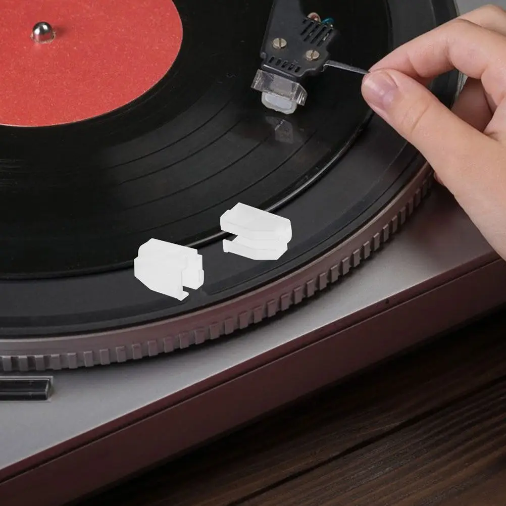 5Pcs Turntable Stylus Cover Record Player Needle Protector Reusable Plastic Guard Precision Fit for Optimal Performance