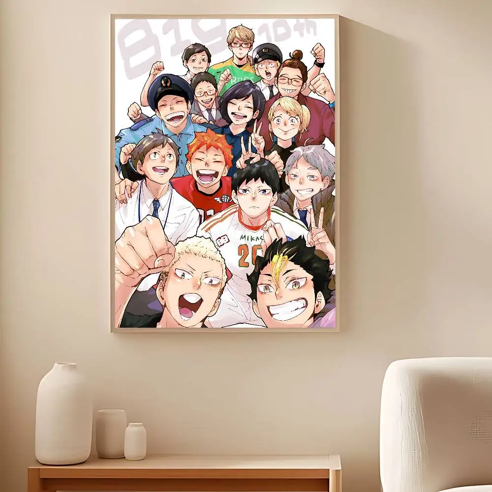ملصق أمين H-Haikyuu ملصقات لاصقة مقاومة للماء ملصق ورقي للمقهى وبار ديكور المنزل #6