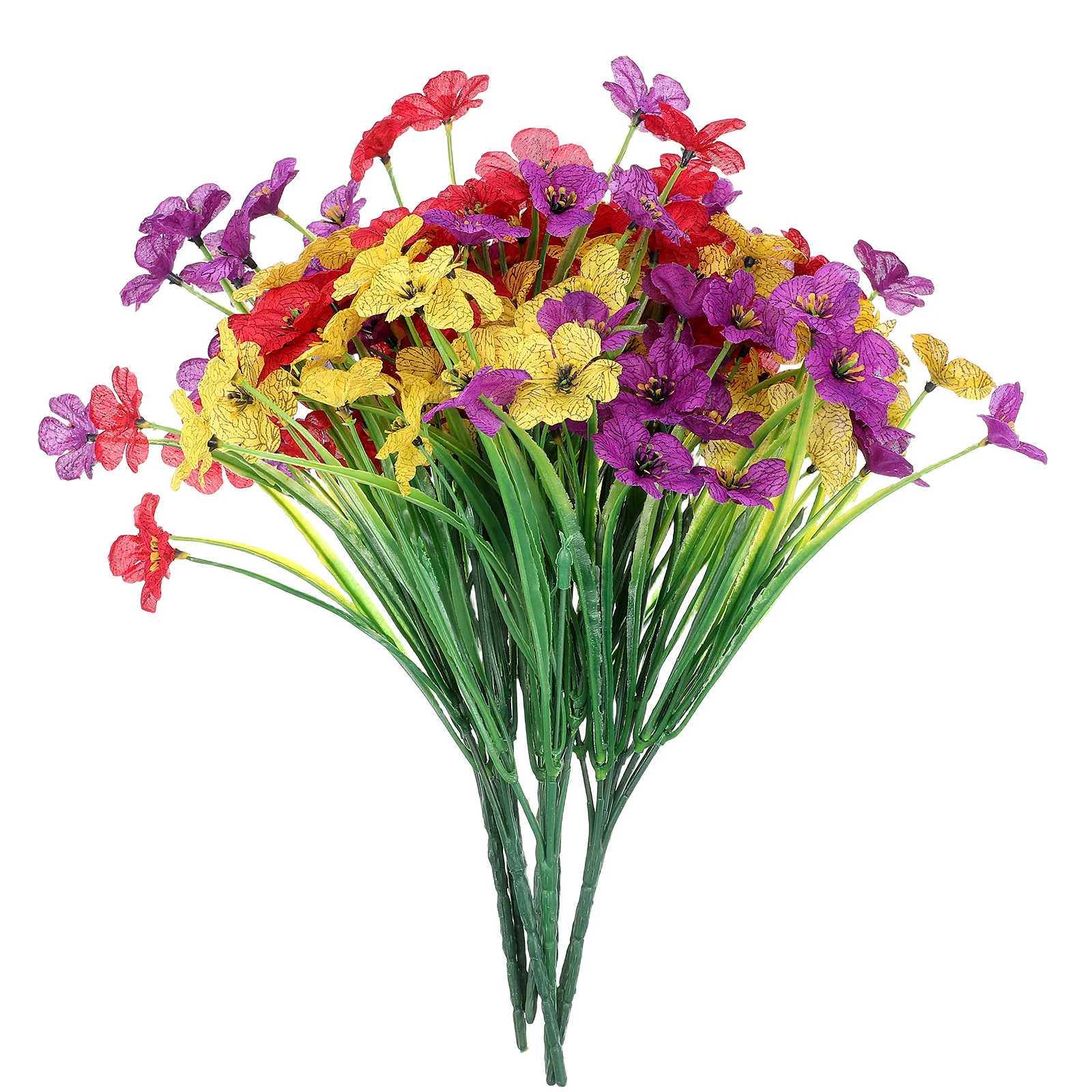 

Artificial Flowers Outdoor Uv Resistant Faux Plants For Garden Porch Window Box Decor, Weatherproof Fake Floral